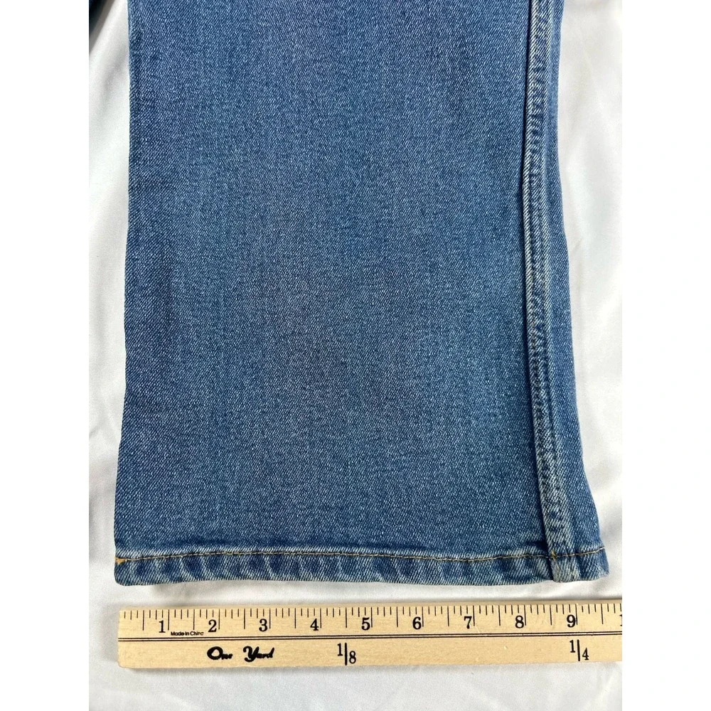 Dickies Men's Utility Denim Jeans Pants 36x34 Blue Flex Fit Carpenter Workwear